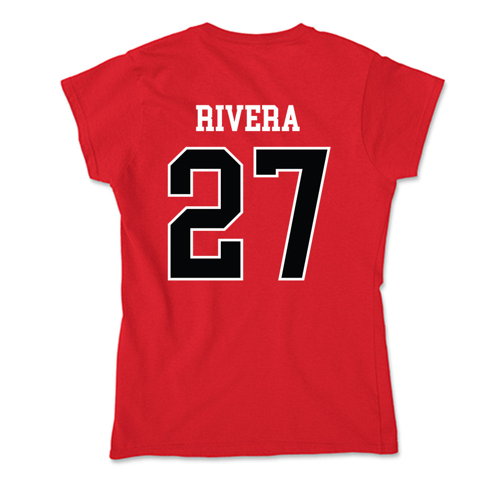 Rutgers - NCAA Baseball : Gabe Rivera - Soft Style Women’s T-Shirt-1