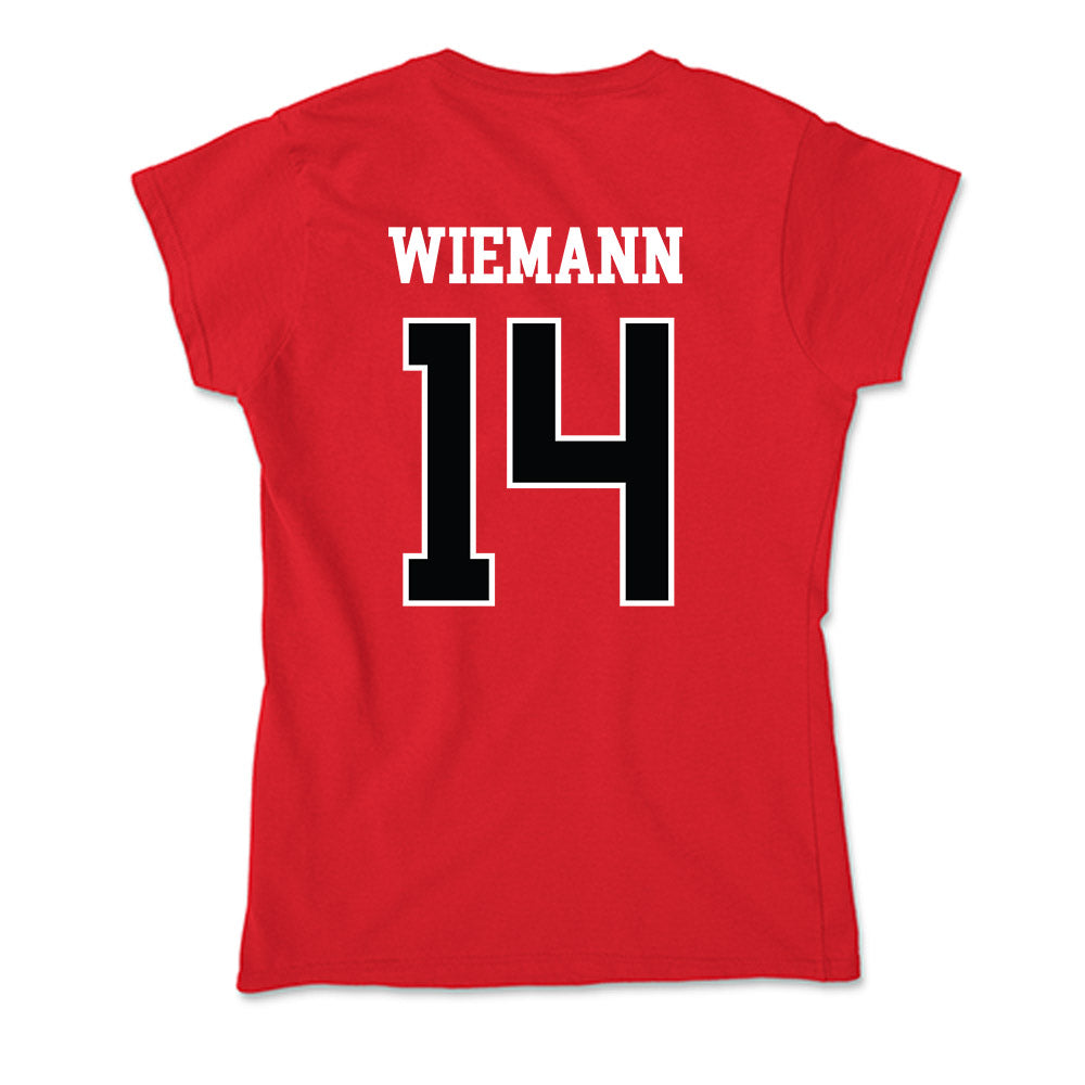 Rutgers - NCAA Women's Volleyball : Addison Wiemann - Soft Style Women’s T-Shirt-1