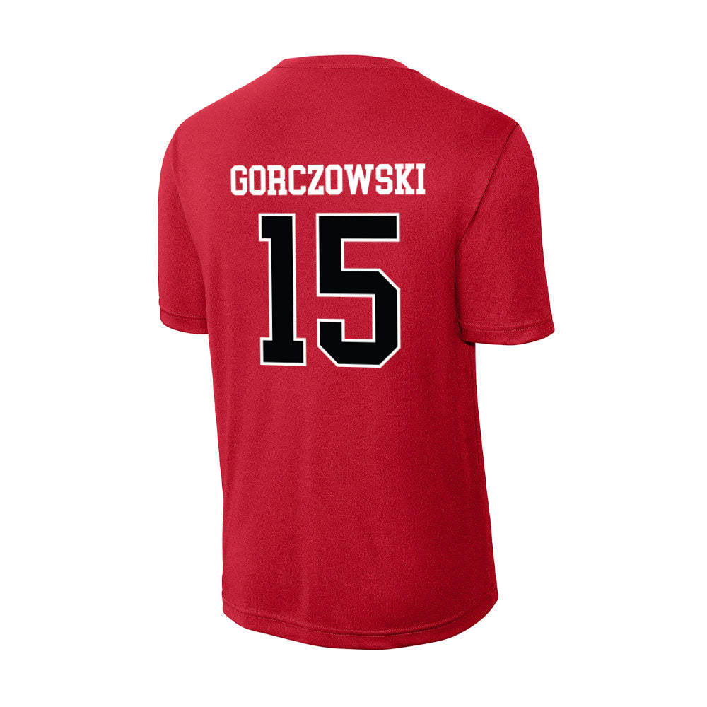 Rutgers - NCAA Men's Soccer : Simon Gorczowski - Activewear T-Shirt-1