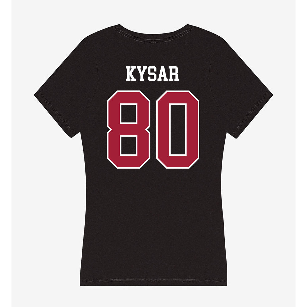 Oklahoma - NCAA Football : Bergin Kysar - Women's V-Neck T-Shirt-1