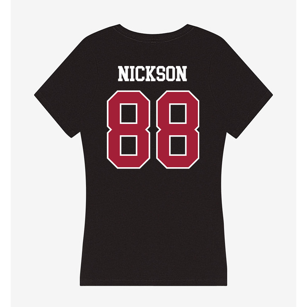 Oklahoma - NCAA Football : CJ Nickson - Women's V-Neck T-Shirt-1