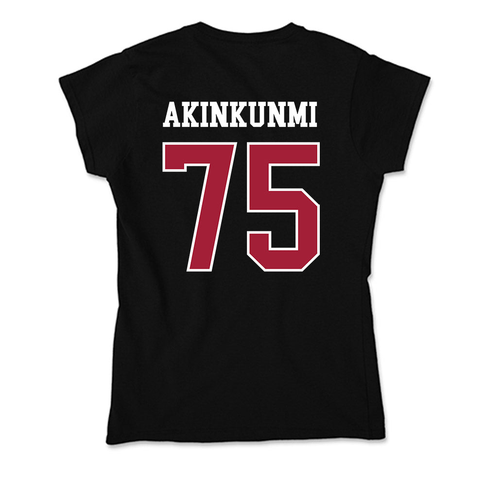Oklahoma - NCAA Football : Daniel Akinkunmi - Soft Style Women’s T-Shirt-1