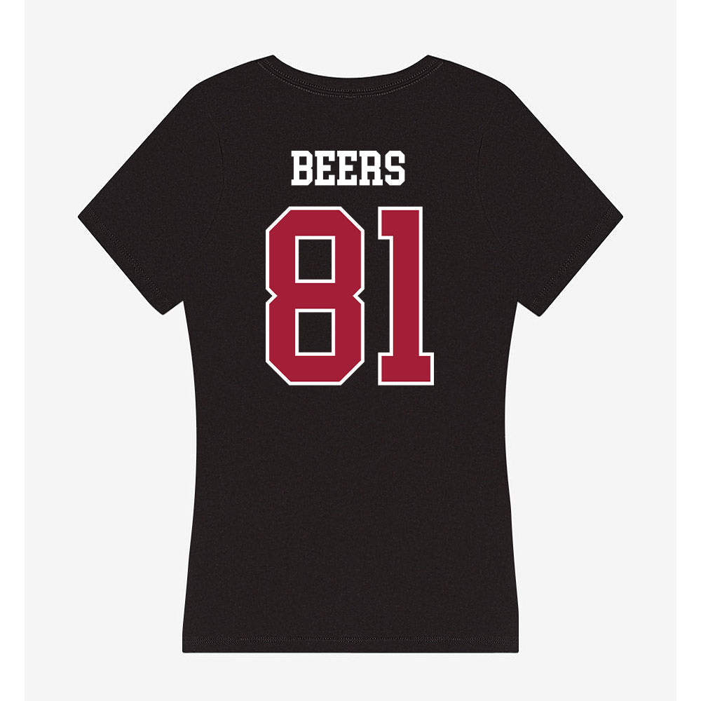 Oklahoma - NCAA Football : Rocky Beers - Women's V-Neck T-Shirt-1
