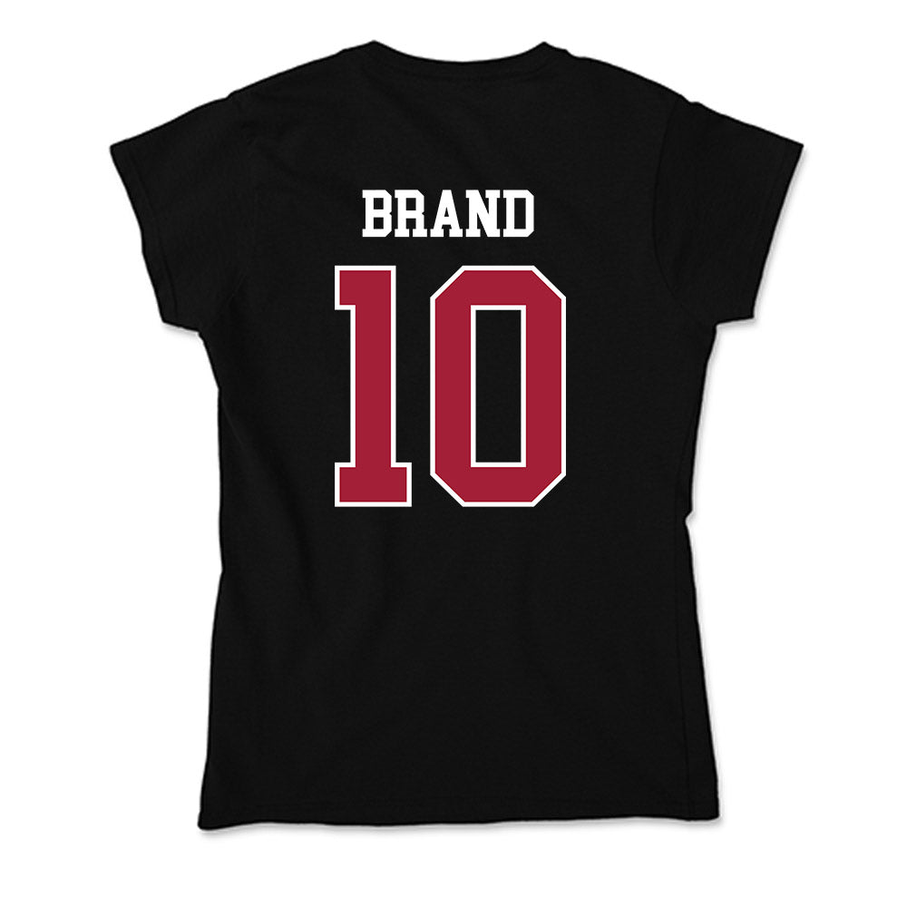 Oklahoma - NCAA Women's Soccer : Avery Brand - Soft Style Women’s T-Shirt-1