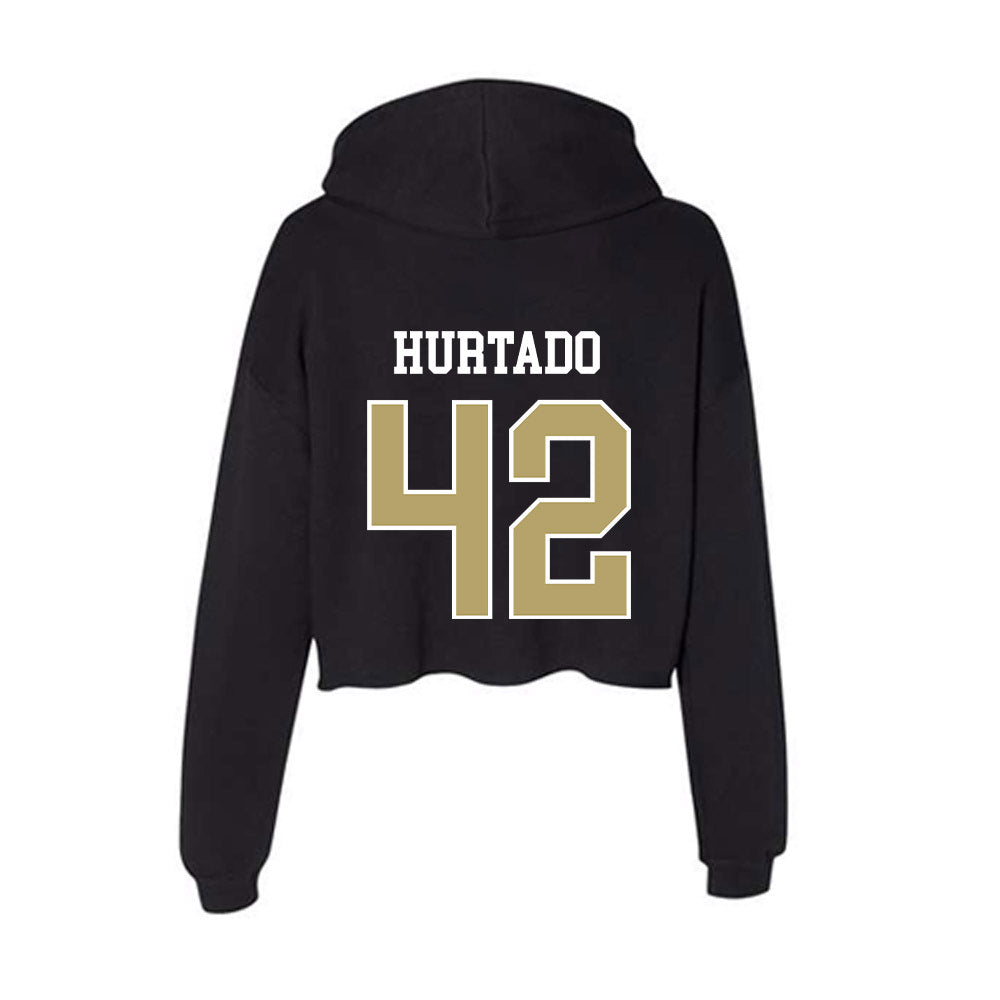 Central Florida - NCAA Baseball : Sebastian Hurtado - Women's Crop Fleece Hoodie-1