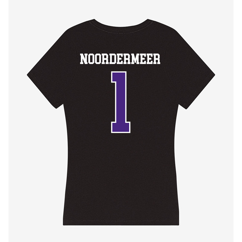 Northwestern - NCAA Women's Volleyball : Sienna noordermeer - Classic Shersey Women's V-Neck T-Shirt-1