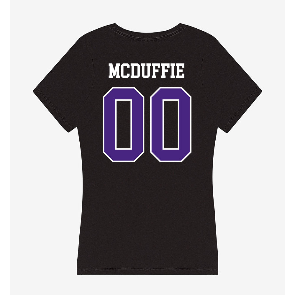 Northwestern - NCAA Football : Jaden McDuffie - Classic Shersey Women's V-Neck T-Shirt-1