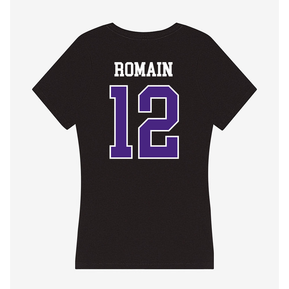 Northwestern - NCAA Football : Marcus Romain - Classic Shersey Women's V-Neck T-Shirt-1