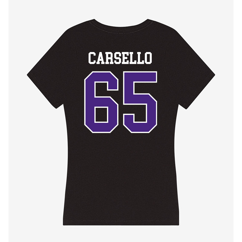 Northwestern - NCAA Football : Jackson Carsello - Classic Shersey Women's V-Neck T-Shirt-1