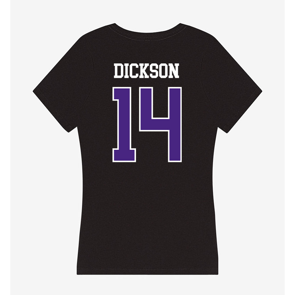 Northwestern - NCAA Baseball : Drew Dickson - Classic Shersey Women's V-Neck T-Shirt-1