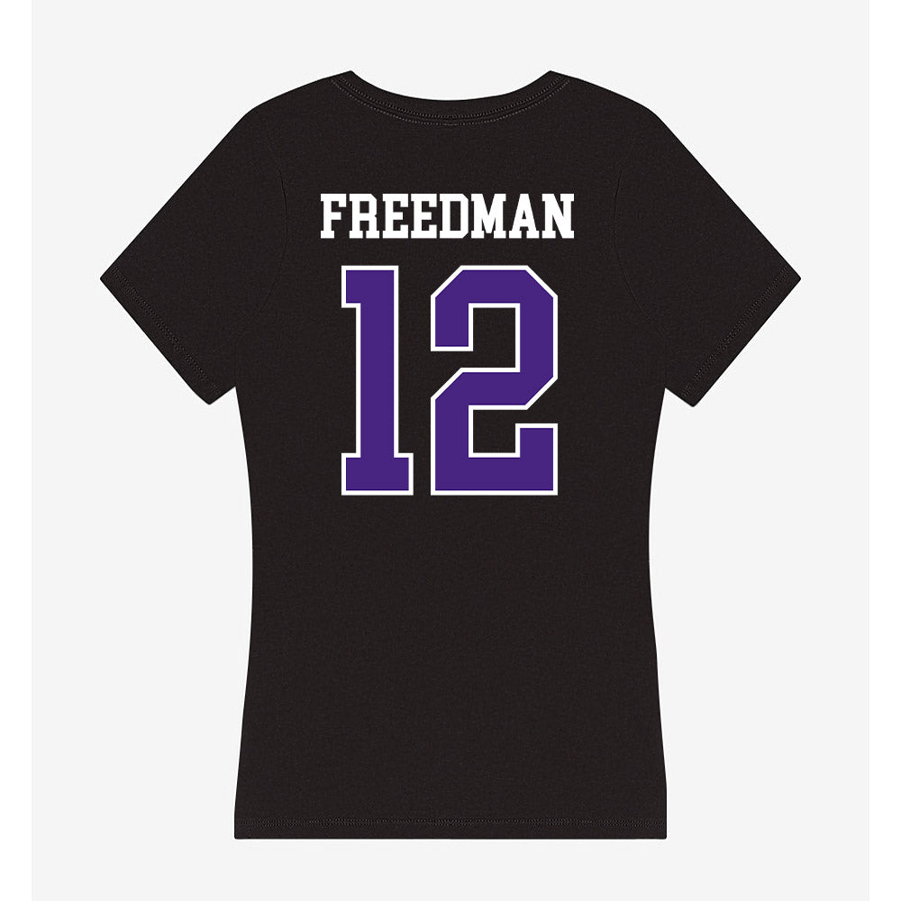 Northwestern - NCAA Women's Field Hockey : Jess Freedman - Classic Shersey Women's V-Neck T-Shirt-1