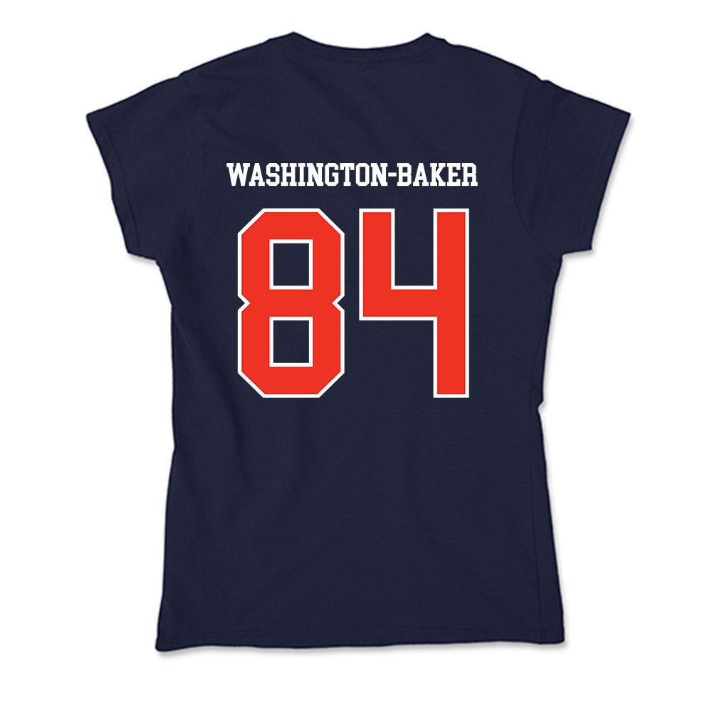 Syracuse - NCAA Football : Elijah Washington-Baker - Soft Style Women’s T-Shirt-1