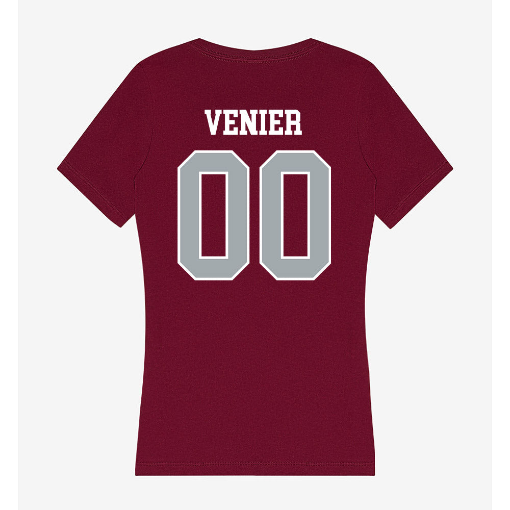WSU - NCAA Women's Soccer : Sidney Venier - Women's V-Neck T-Shirt-1