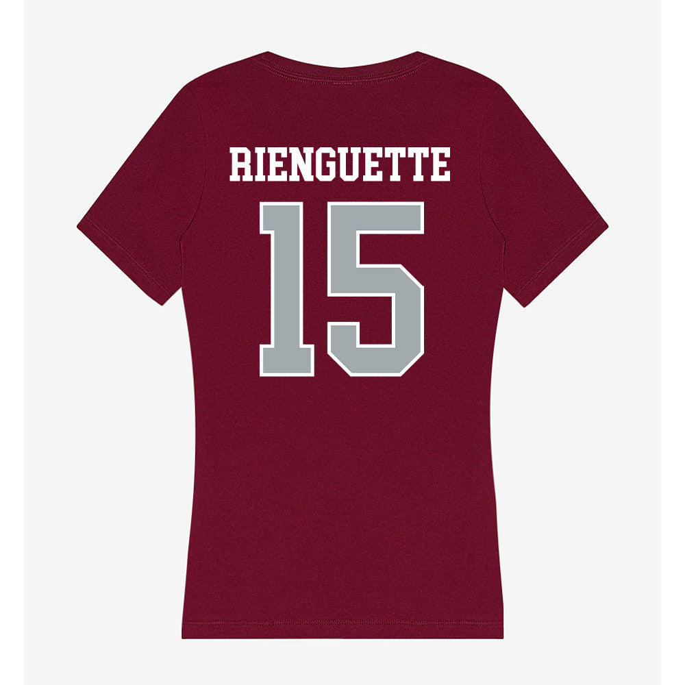 WSU - NCAA Baseball : Scott Rienguette - Women's V-Neck T-Shirt-1
