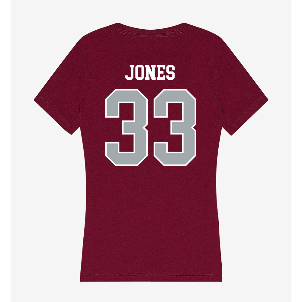 WSU - NCAA Football : Gage Jones - Women's V-Neck T-Shirt-1