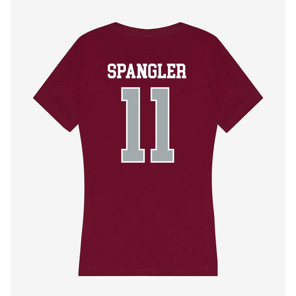 WSU - NCAA Women's Soccer : Kate Spangler - Women's V-Neck T-Shirt-1