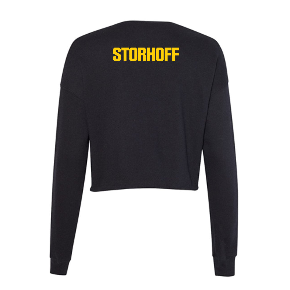 Iowa - NCAA Women's Rowing : Brynn Storhoff - Women's Cropped Crew Fleece-1