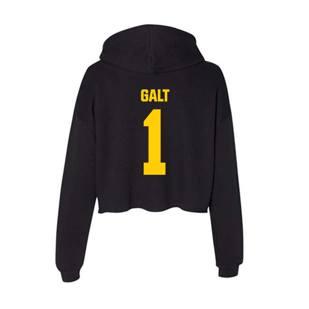 Iowa - NCAA Women's Soccer : Braelynn Galt - Classic Shersey Women's Crop Fleece Hooded Sweatshirt-1