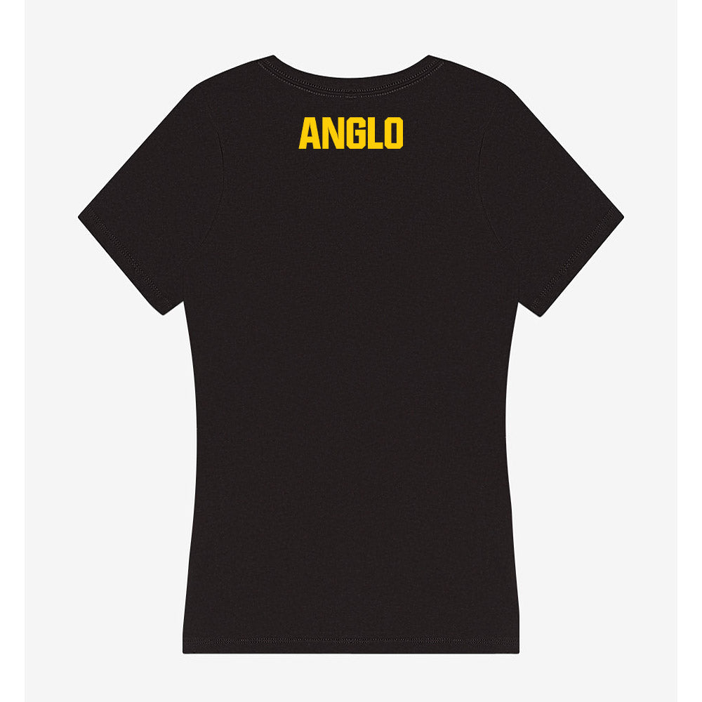 Iowa - NCAA Men's Track & Field : Jashua Anglo - Women's V-Neck T-Shirt-1