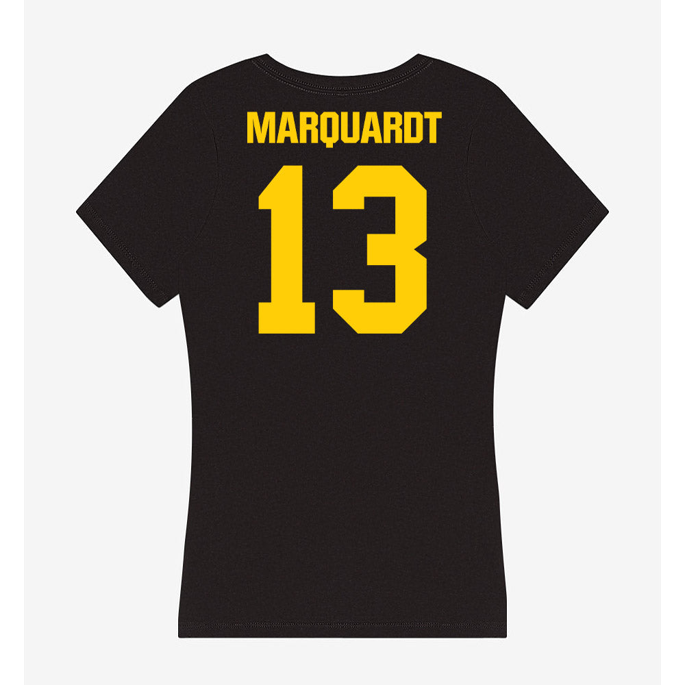 Iowa - NCAA Women's Volleyball : Jaimie Marquardt - Women's V-Neck T-Shirt-1