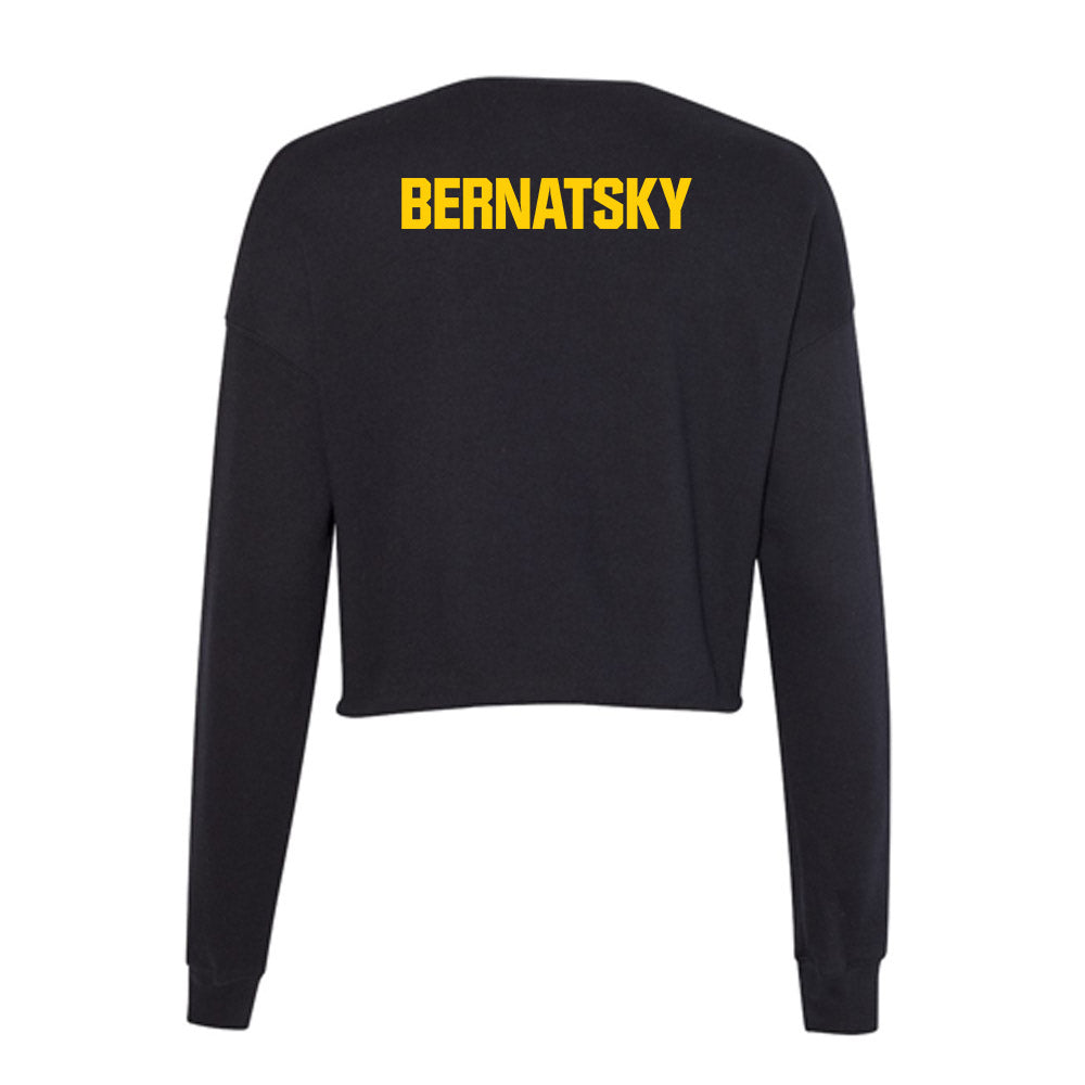 Iowa - NCAA Women's Swimming & Diving : Zita Bernatsky - Women's Cropped Crew Fleece-1