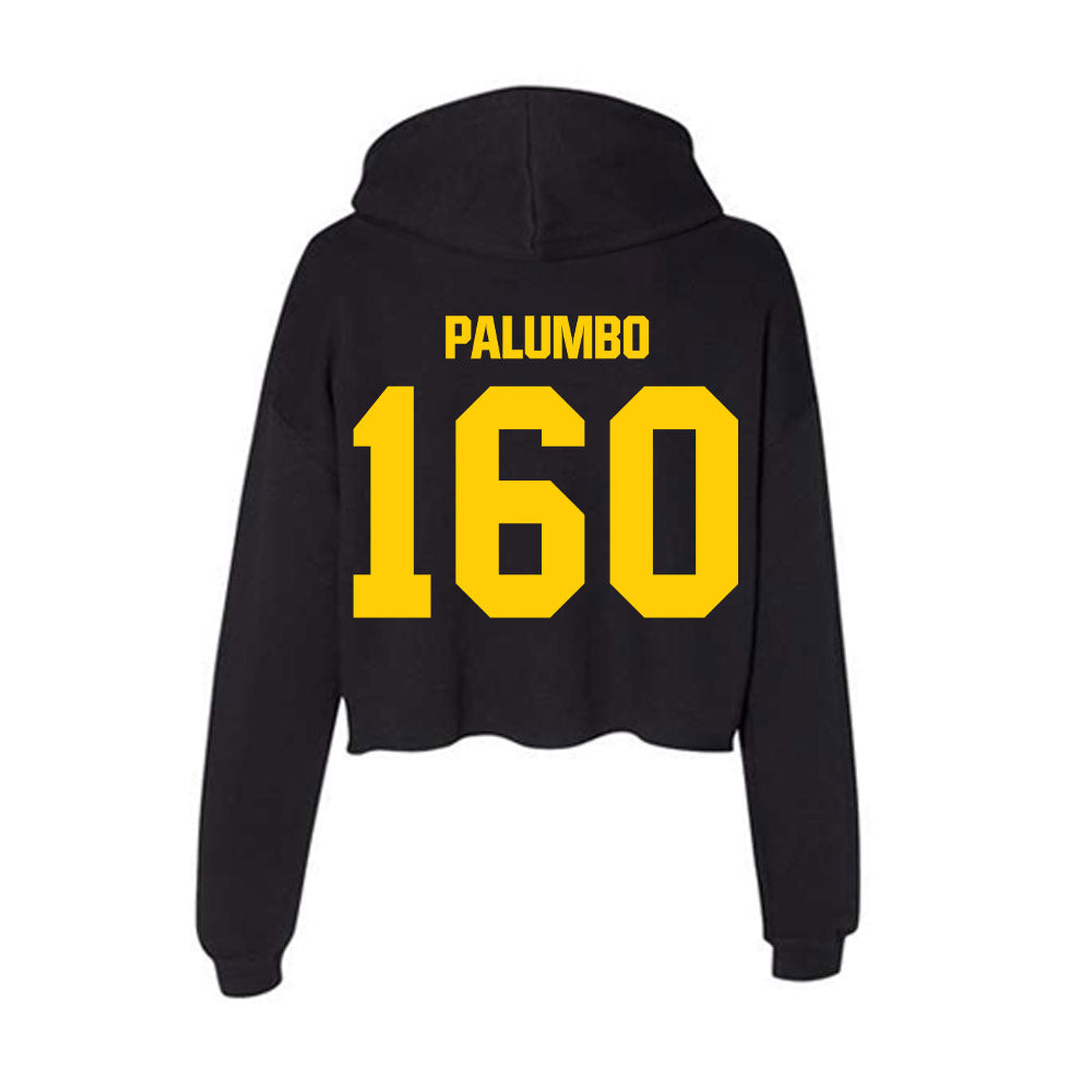 Iowa - NCAA Women's Wrestling : Adriana Palumbo - Women's Crop Fleece Hoodie-1