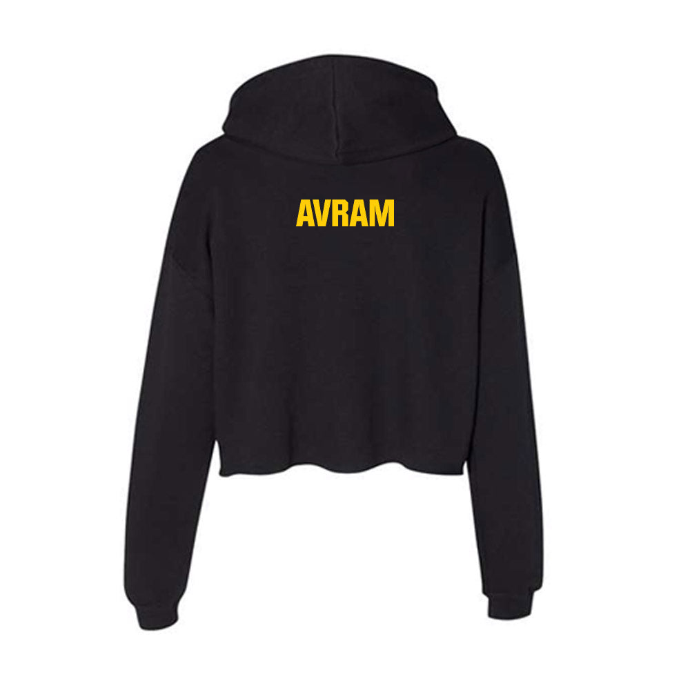 Iowa - NCAA Women's Swimming & Diving : Stephanie Avram - Women's Crop Fleece Hoodie-1