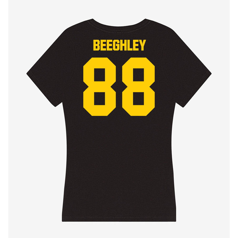 Iowa - NCAA Football : Lance Beeghley - Women's V-Neck T-Shirt-1
