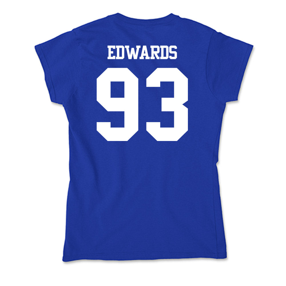 Kentucky - NCAA Football : Kalen Edwards - Soft Style Women’s T-Shirt-1