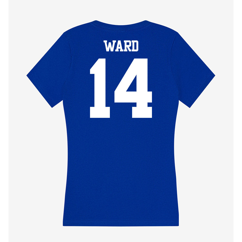 Kentucky - NCAA Football : Brennen Ward - Women's V-Neck T-Shirt-1