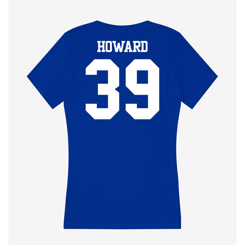 Kentucky - NCAA Football : Saxton Howard - Women's V-Neck T-Shirt-1