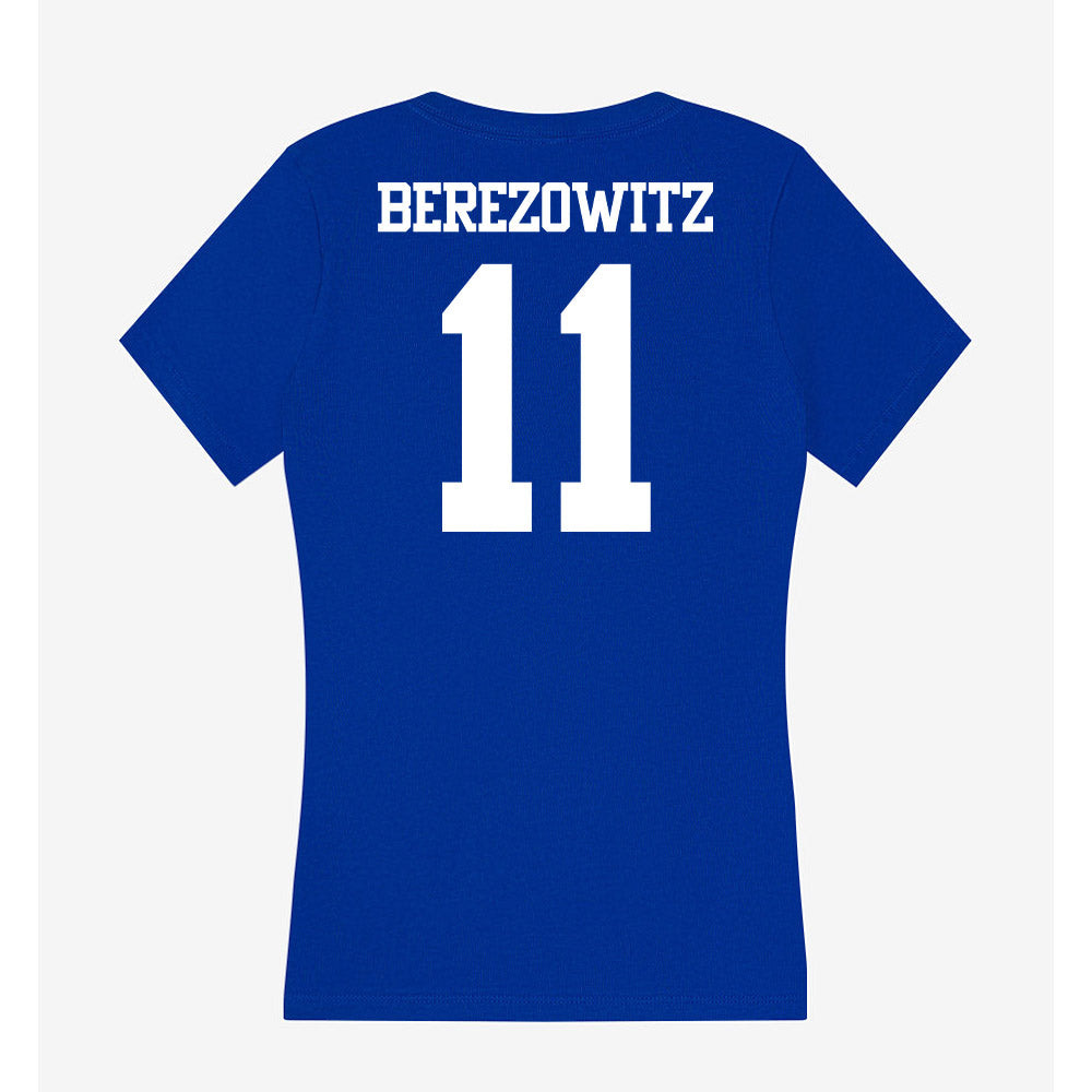 Kentucky - NCAA Women's Volleyball : Molly Berezowitz - Women's V-Neck T-Shirt-1