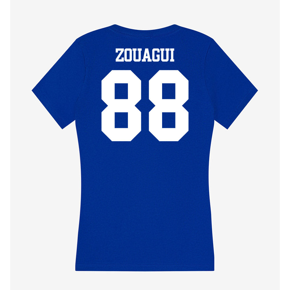 Kentucky - NCAA Football : Adam Zouagui - Women's V-Neck T-Shirt-1