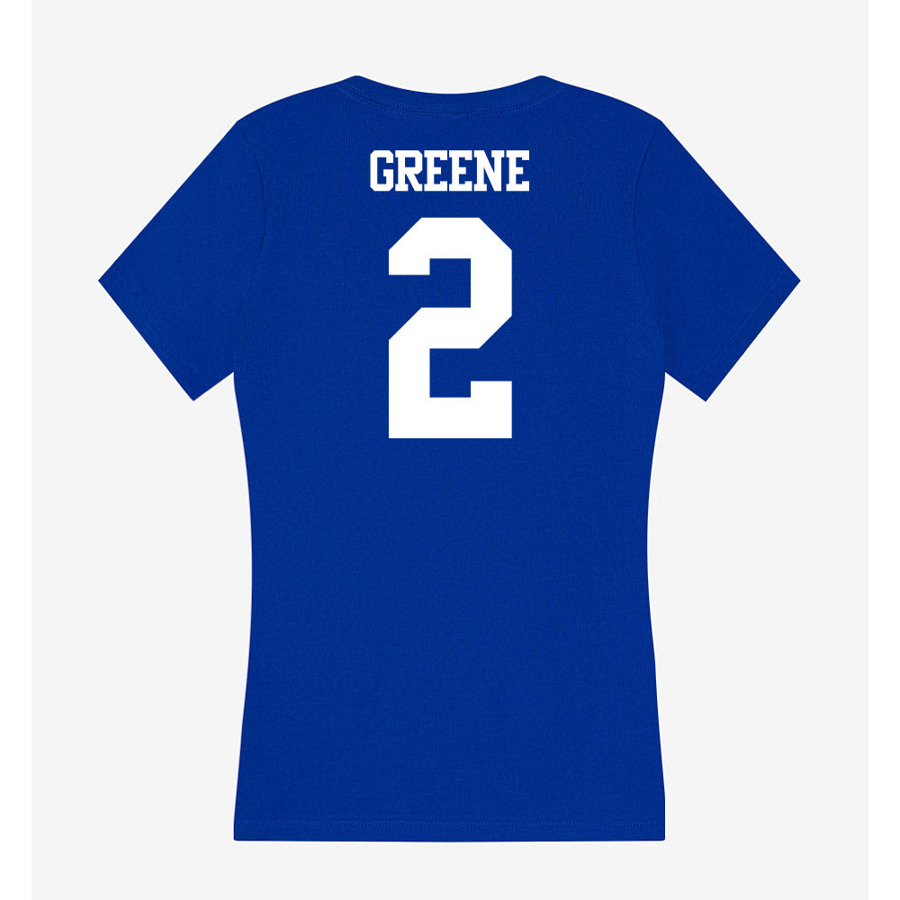 Kentucky - NCAA Football : Samuel Greene - Women's V-Neck T-Shirt-1