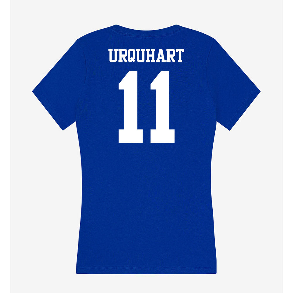 Kentucky - NCAA Football : Braxton Urquhart - Women's V-Neck T-Shirt-1