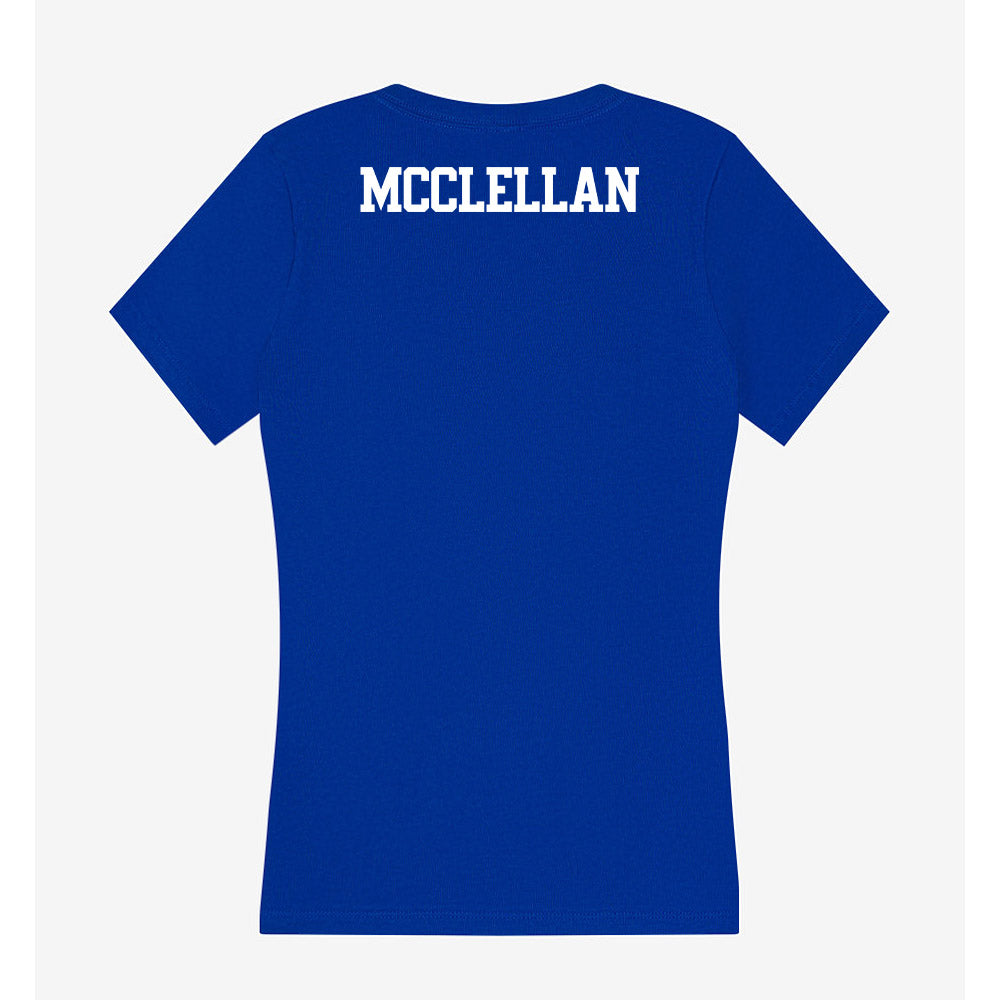 Kentucky - NCAA Women's Track & Field : JahQueen McClellan - Women's V-Neck T-Shirt-1