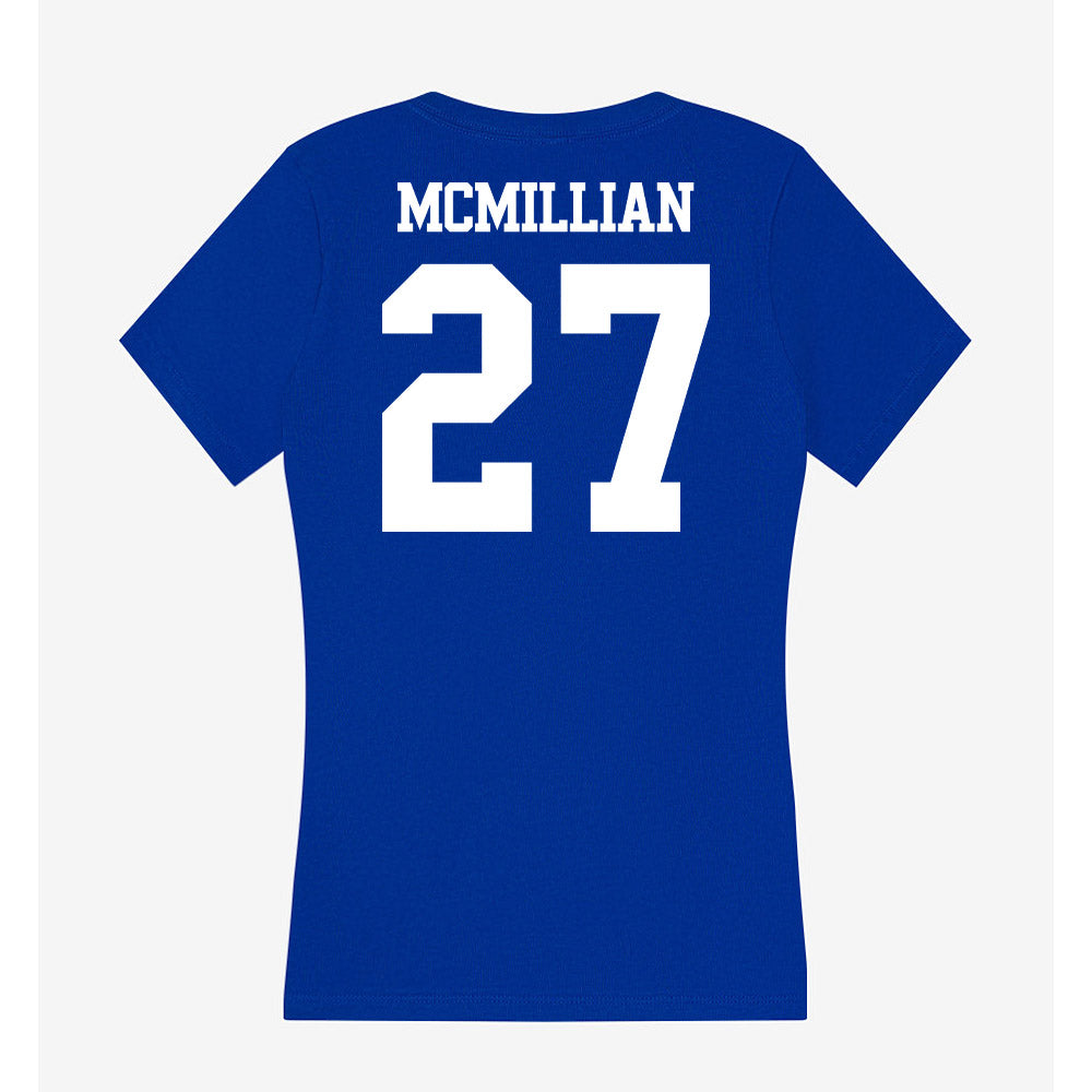 Kentucky - NCAA Football : Isaiah McMillian - Women's V-Neck T-Shirt-1