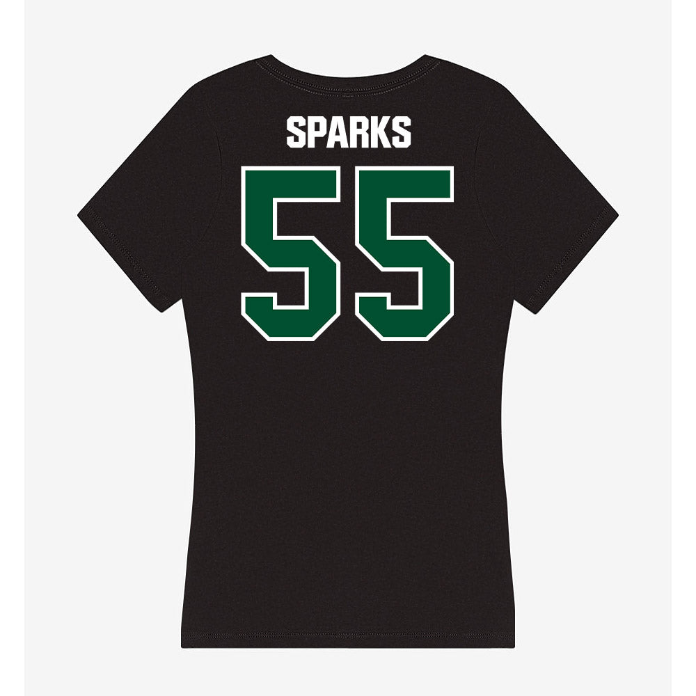 Miami - NCAA Football : JJ Sparks - Women's V-Neck T-Shirt-1