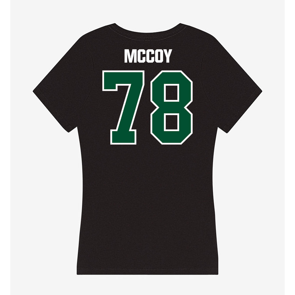 Miami - NCAA Football : Matthew McCoy - Women's V-Neck T-Shirt-1