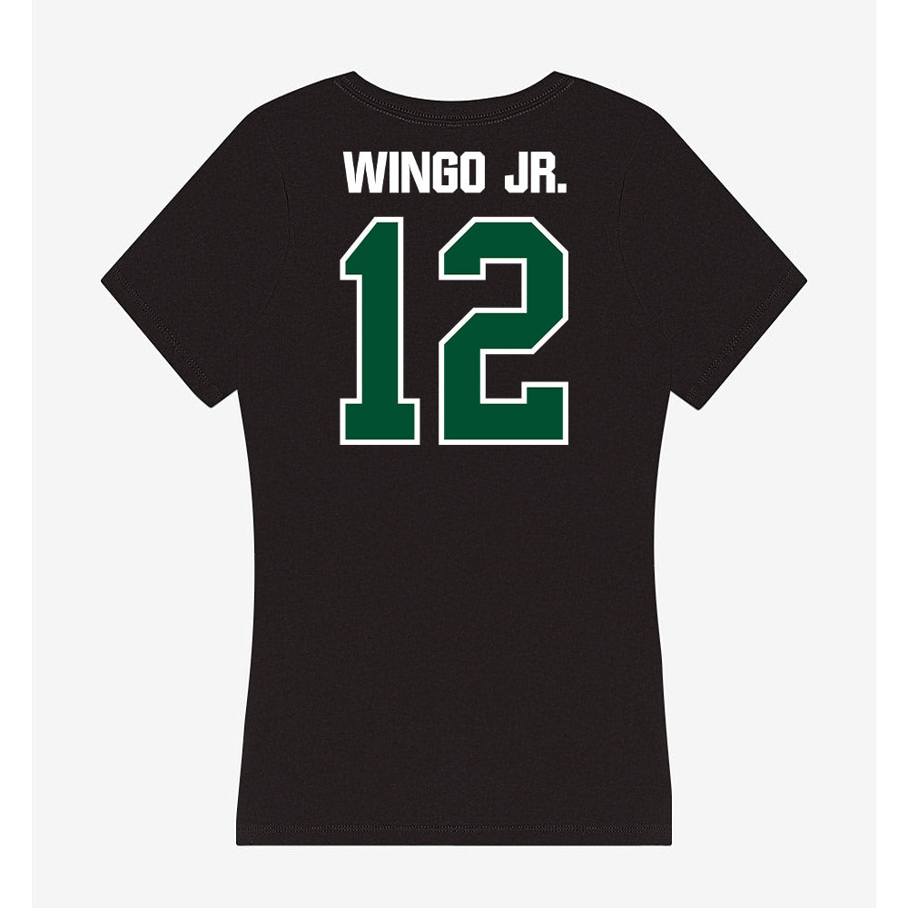 Miami - NCAA Football : Somourian Wingo Jr. - Women's V-Neck T-Shirt-1