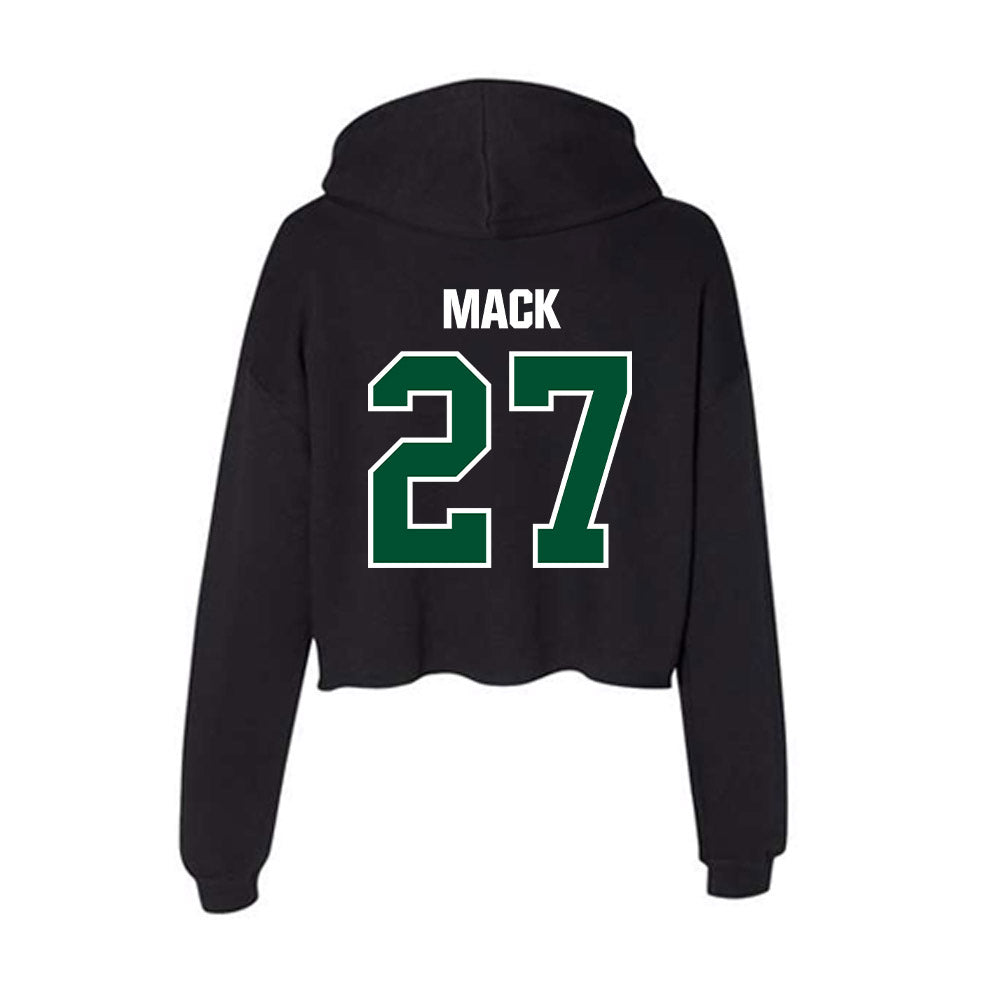 Miami - NCAA Football : Ryan Mack - Women's Crop Fleece Hoodie-1
