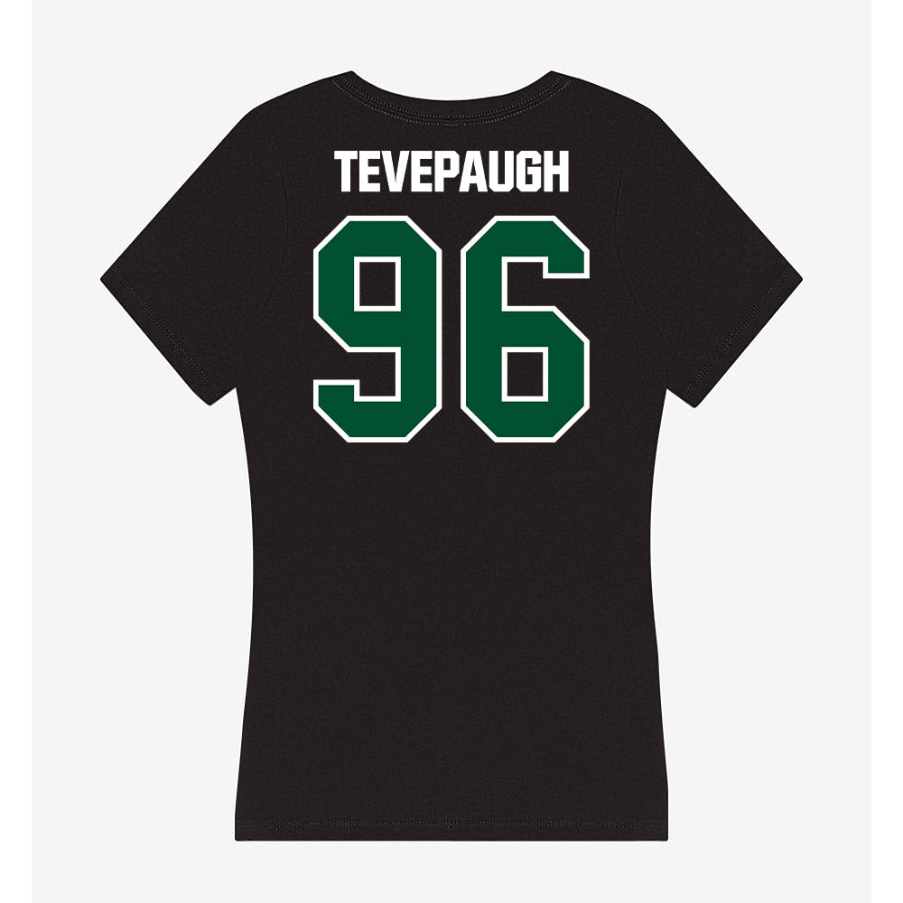 Miami - NCAA Football : Tucker Tevepaugh - Women's V-Neck T-Shirt-1