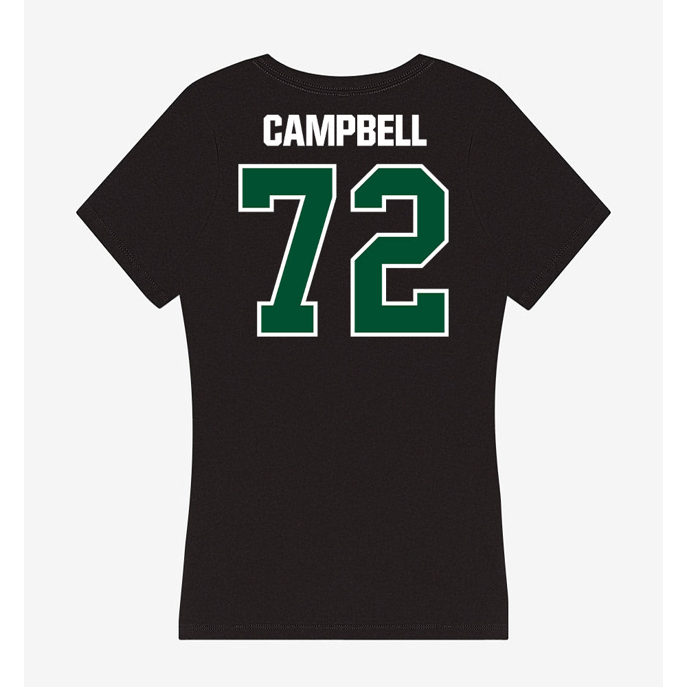 Miami - NCAA Football : Demetrius Campbell - Women's V-Neck T-Shirt-1