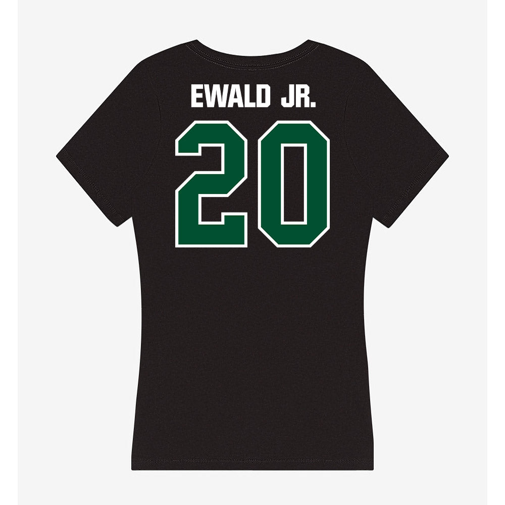 Miami - NCAA Football : Chris Ewald Jr. - Women's V-Neck T-Shirt-1