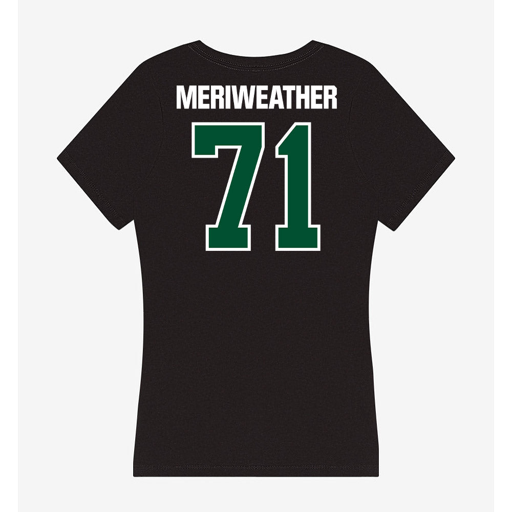 Miami - NCAA Football : Jamal Meriweather - Women's V-Neck T-Shirt-1