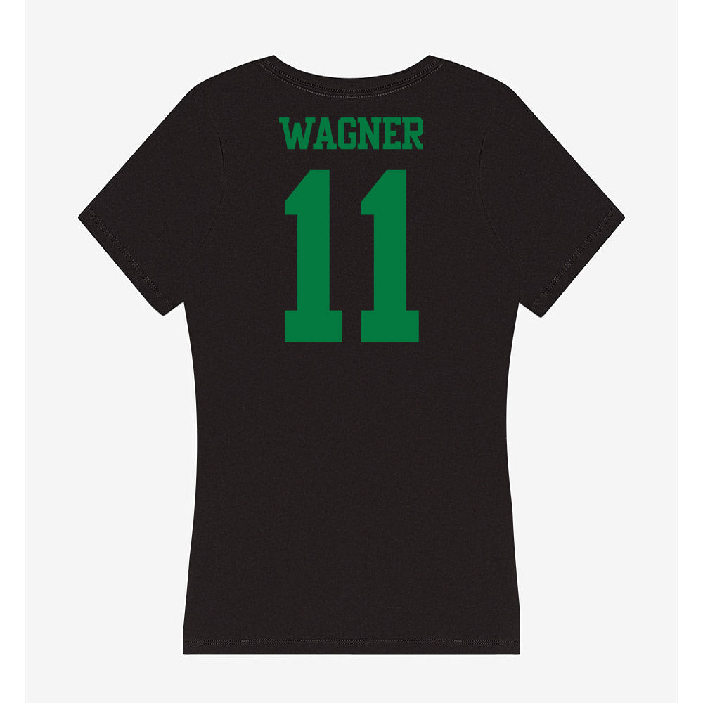 Oregon - NCAA Women's Basketball : Sammie Wagner - Women's V-Neck T-Shirt-1