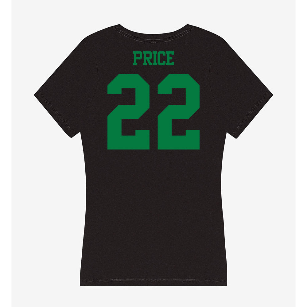 Oregon - NCAA Football : Simeon Price - Women's V-Neck T-Shirt-1
