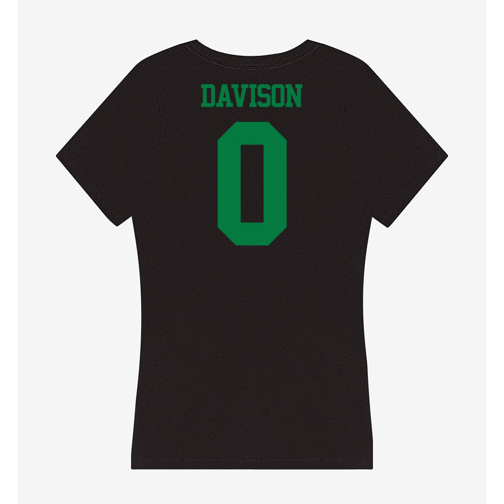 Oregon - NCAA Football : Jordon Davison - Women's V-Neck T-Shirt-1