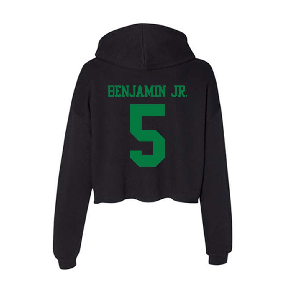 Oregon - NCAA Football : Davon Benjamin Jr. - Women's Crop Fleece Hooded Sweatshirt-1