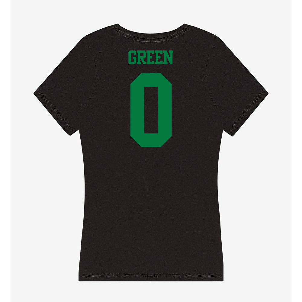 Oregon - NCAA Acrobatics & Tumbling : Olivia Green - Women's V-Neck T-Shirt-1